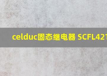 celduc固态继电器 SCFL42100